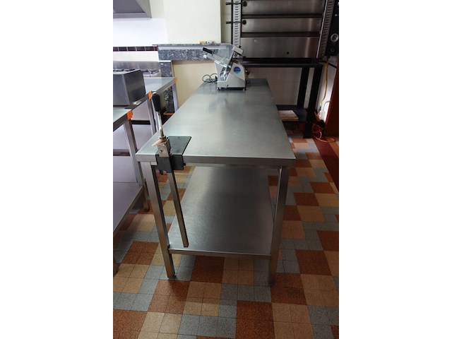 Inox werktafel - afbeelding 2 van  3