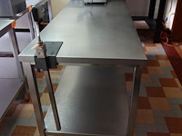Inox werktafel - afbeelding 2 van  3