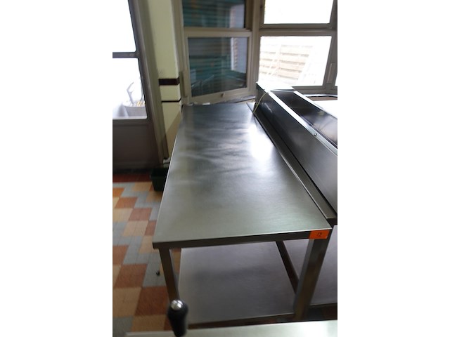 Inox werktafel - afbeelding 1 van  3