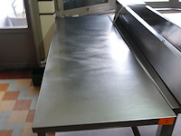 Inox werktafel - afbeelding 1 van  3