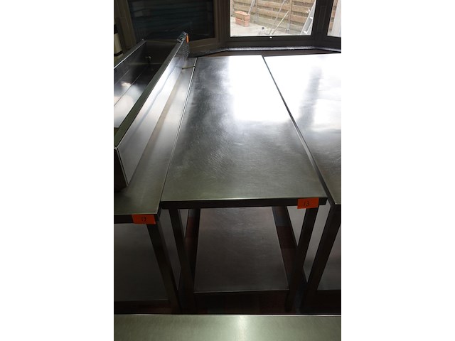 Inox werktafel - afbeelding 1 van  3