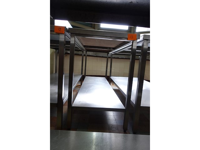 Inox werktafel - afbeelding 2 van  3