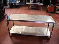 Inox werktafel - afbeelding 3 van  7