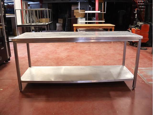 Inox werktafel - afbeelding 1 van  6