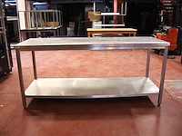 Inox werktafel