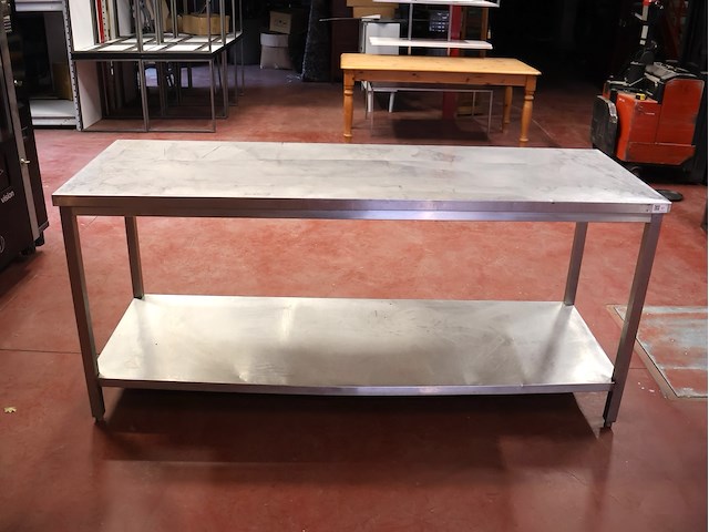 Inox werktafel - afbeelding 2 van  6