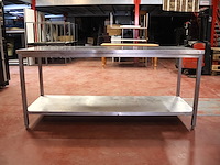 Inox werktafel