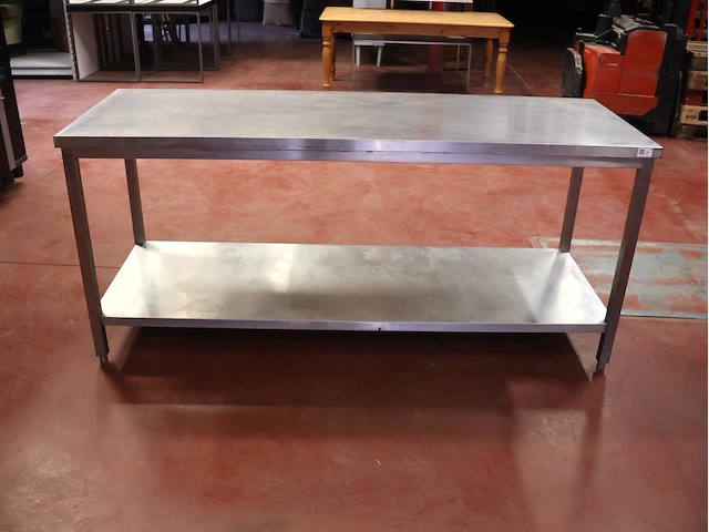 Inox werktafel - afbeelding 2 van  5