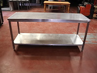 Inox werktafel - afbeelding 2 van  5