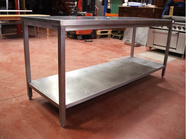 Inox werktafel - afbeelding 4 van  5
