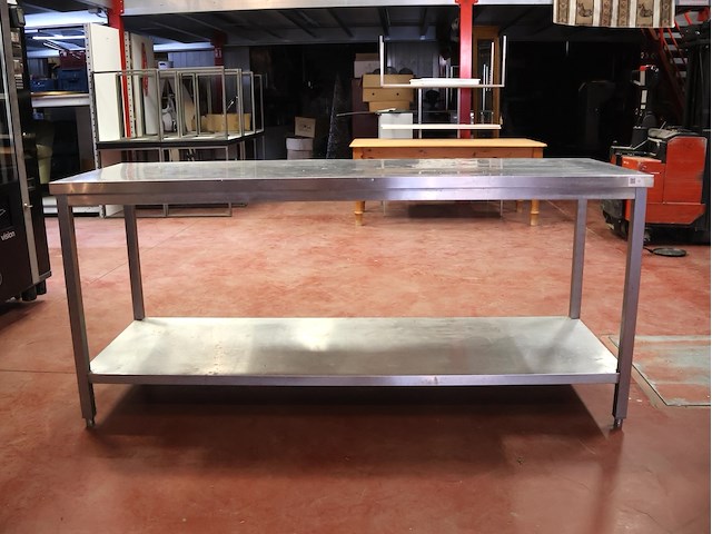 Inox werktafel - afbeelding 1 van  6