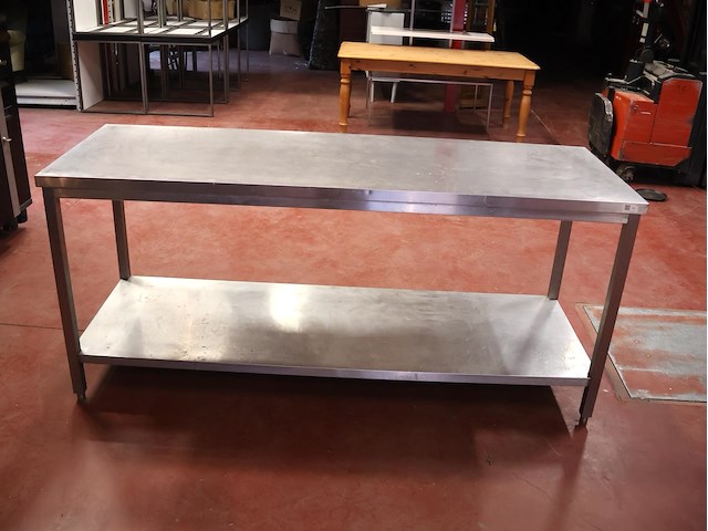 Inox werktafel - afbeelding 2 van  6