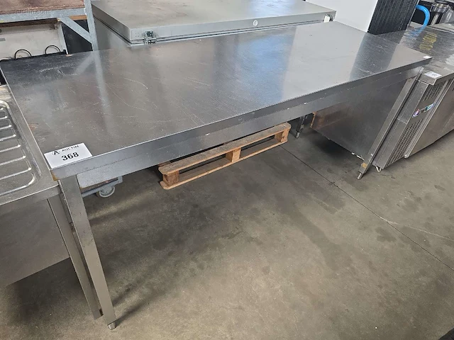 Inox werktafel - afbeelding 1 van  1