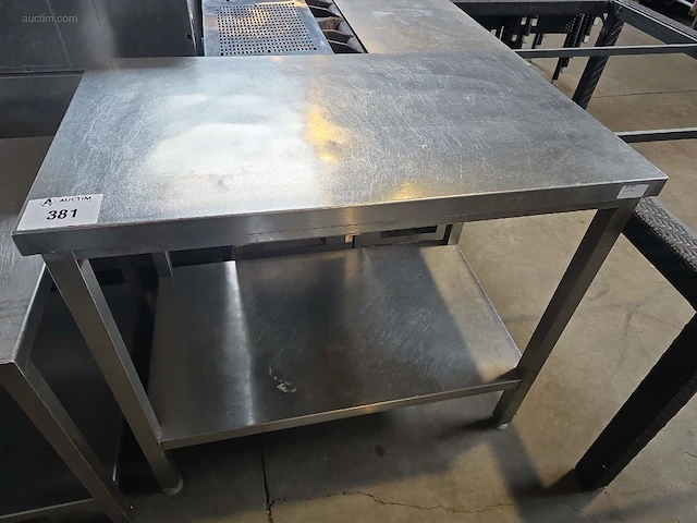 Inox werktafel - afbeelding 1 van  1