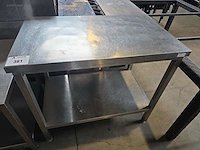 Inox werktafel