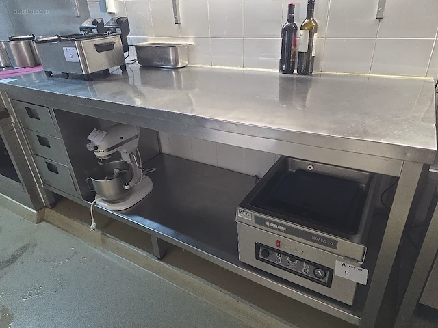 Inox werktafel - afbeelding 2 van  5