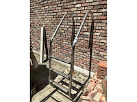 Inox zwembadladder - afbeelding 2 van  2