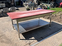 Inoxen werktafel - afbeelding 2 van  3