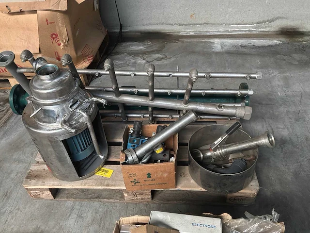 Inoxpa se-20c mobiele rvs centrifugaalpomp (2x) - afbeelding 4 van  6