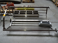 Inox/rvs onderdelen manshoge draaitrommel - afbeelding 1 van  5