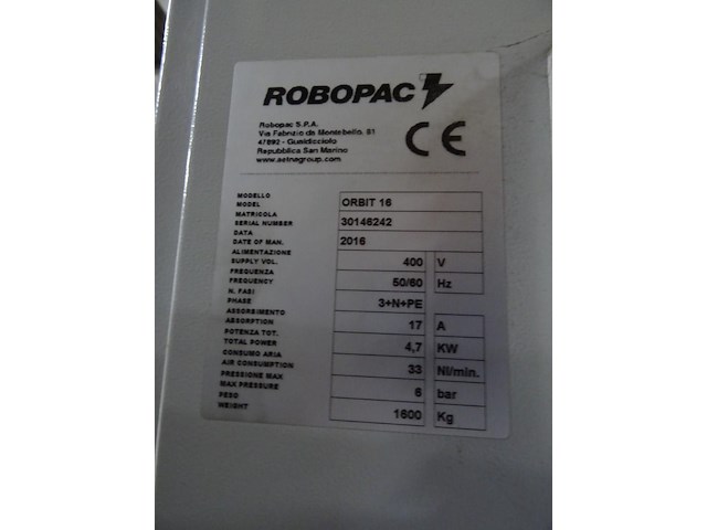 Inpakmachine robopac + robot - afbeelding 3 van  18