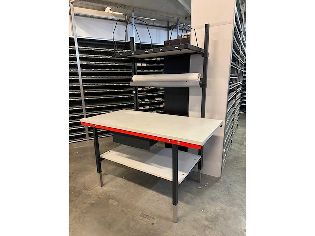 Inpaktafel met lade 160x80x200cm - afbeelding 1 van  3