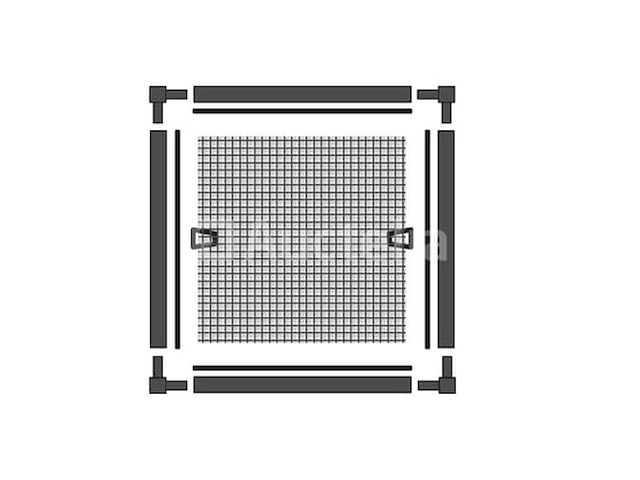 Insectenhor voor antracietraam - afbeelding 1 van  4