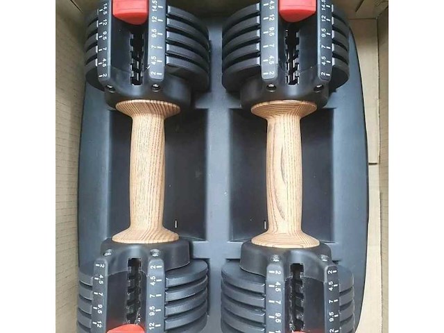 Insight - verstelbare halters van 1-7 kg(paar) - design verstelbare halters thuisgebruik-nieuw - dumbbells and weights - afbeelding 2 van  2