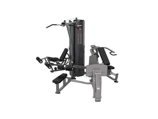 Insight fitness - bs-004 3-stack multi-station met leg press - professioneel multifunctioneel krachttoestel - various strength training - afbeelding 4 van  4
