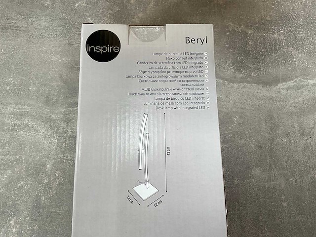 Inspire beryl led tafellamp (8x) - afbeelding 5 van  7