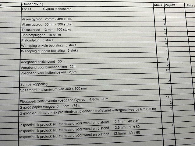 Installatiemateriaal - afbeelding 4 van  17