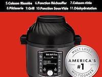 Instant pot pro crisp 11-in-1 elektrische multikoker - afbeelding 2 van  2