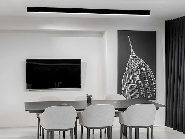 Intec build 200 led design pendel armatuur zwart - afbeelding 4 van  10