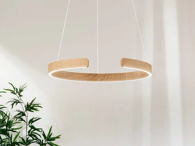 Intec led navel s100 cct hout pendel armatuur - afbeelding 2 van  8