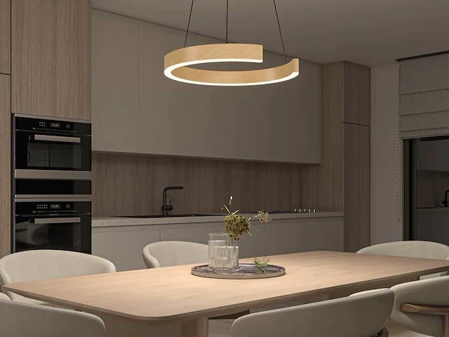 Intec led navel s100 cct hout pendel armatuur - afbeelding 7 van  8
