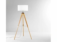 Intec studio design eiken houten vloerlamp - afbeelding 8 van  10