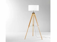 Intec studio design eiken houten vloerlamp - afbeelding 1 van  10