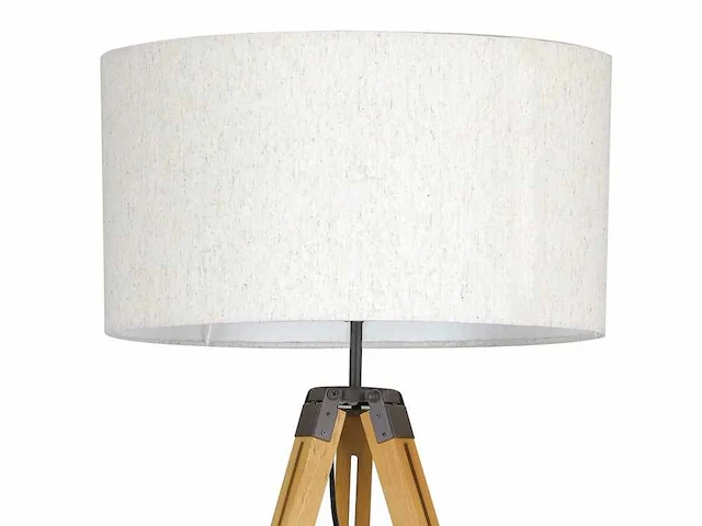 Intec studio design eiken houten vloerlamp - afbeelding 5 van  10