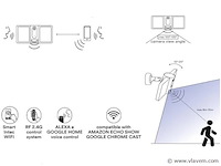 Intec visor security breedstraler met camera wifi - afbeelding 10 van  11