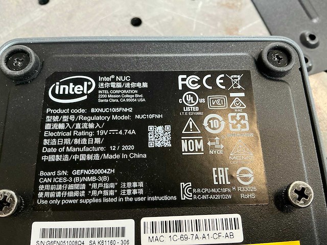 Intel nuc desktop (3x) - afbeelding 3 van  13