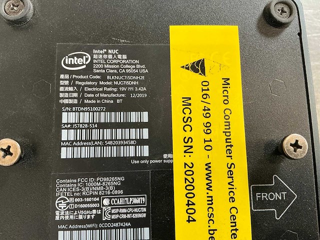 Intel nuc desktop (3x) - afbeelding 4 van  13