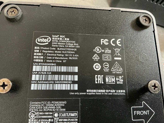 Intel nuc desktop (3x) - afbeelding 5 van  13