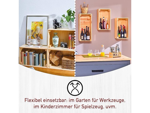 Inter link - houten stapelbare doos - afbeelding 3 van  6