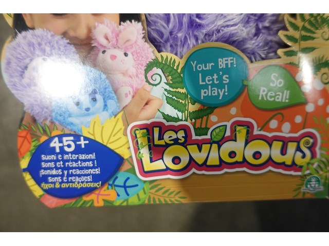 Interactieve knuffel (egel) les lovidous - afbeelding 2 van  5