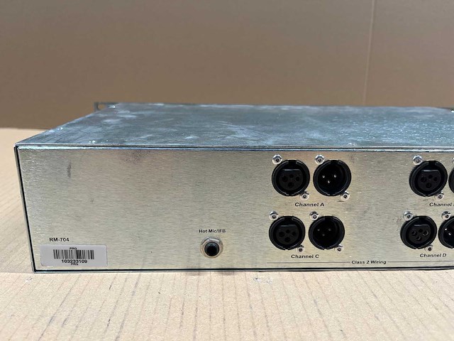 Intercom clear-com rm-704 4-channel remote station - afbeelding 1 van  1