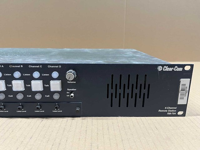 Intercom clear-com rm-704 4-channel remote station - afbeelding 3 van  6