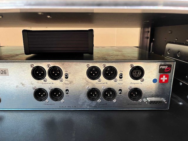 Intercom clearcom ms-704 main station 4-channel w/clear-com mt-701 - afbeelding 7 van  9