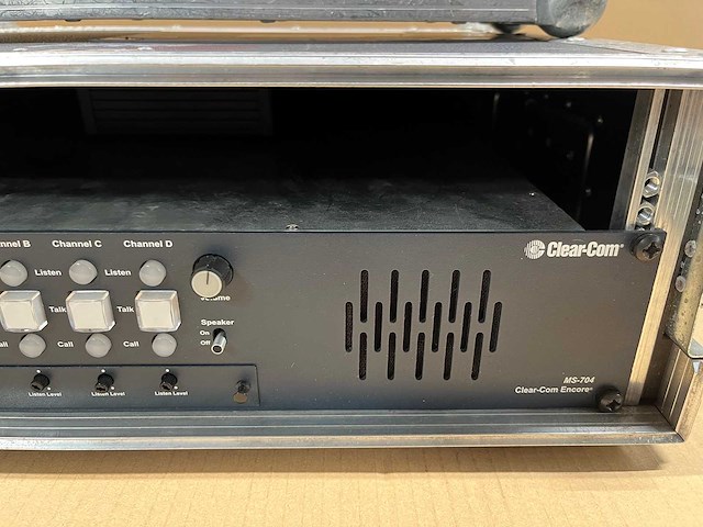 Intercom clearcom ms-704 main station 4-channel w/clear-com mt-701 - afbeelding 4 van  9