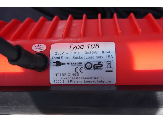 Interelek professionele werflamp 108w - afbeelding 4 van  4