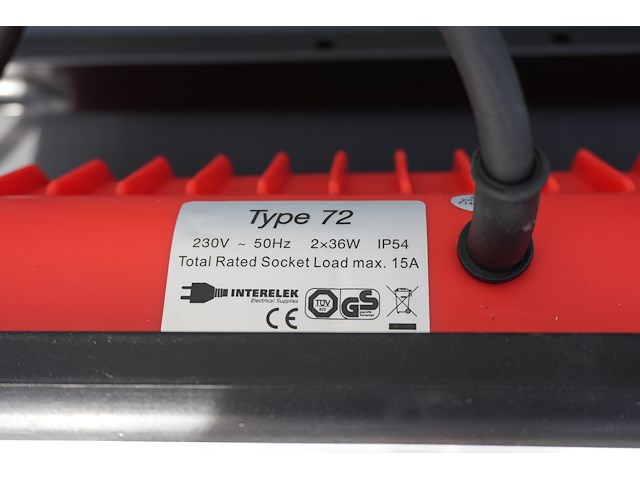 Interelek professionele werflamp 72w - afbeelding 4 van  5